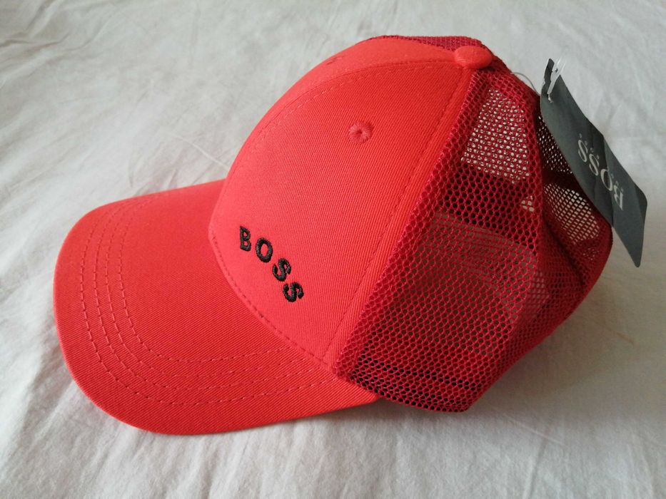 NOWA czapka z daszkiem Hugo Bossi snapback HB czerwona