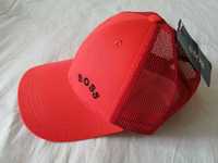 NOWA czapka z daszkiem Hugo Boss snapback HB czerwona