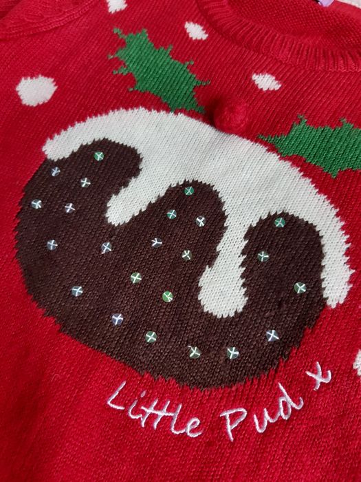 Светр  новорічний  для дівчинки  5-6 F&F