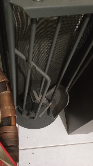 Utensílios lareira de 4 peças