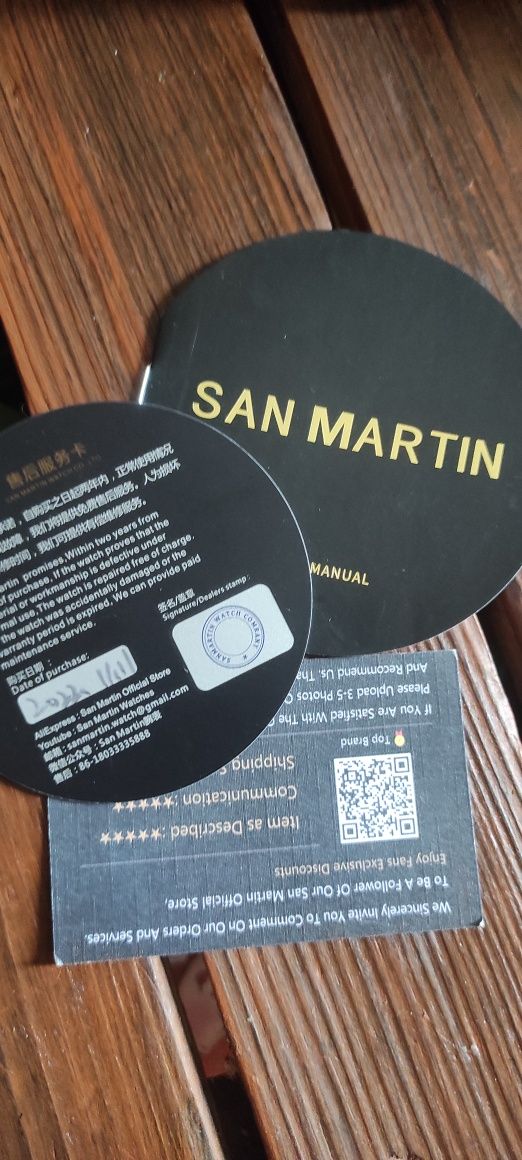 Продам часы San martin Pilot