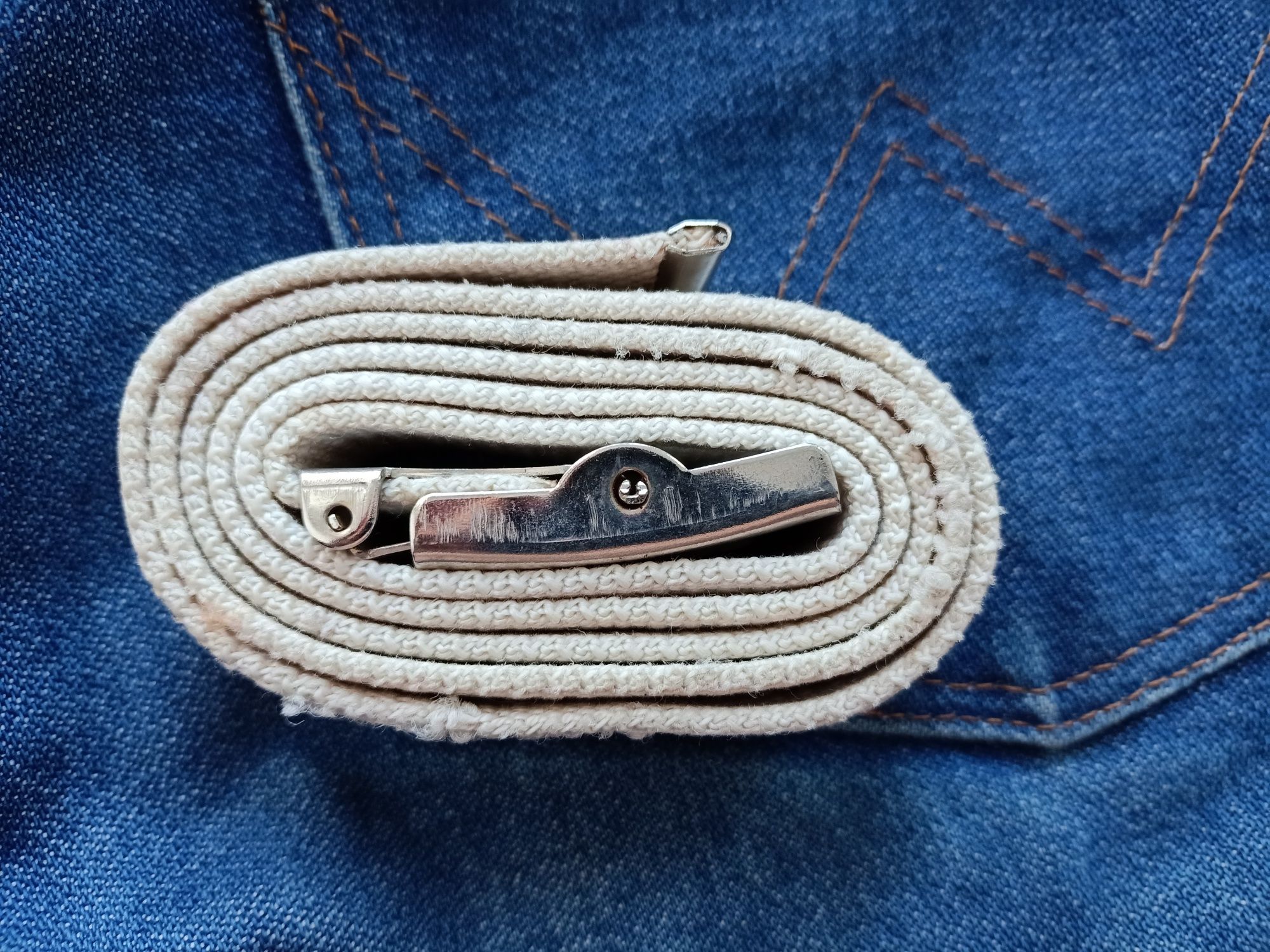 Ремень от винтажных итальянских джинсов RIFLE