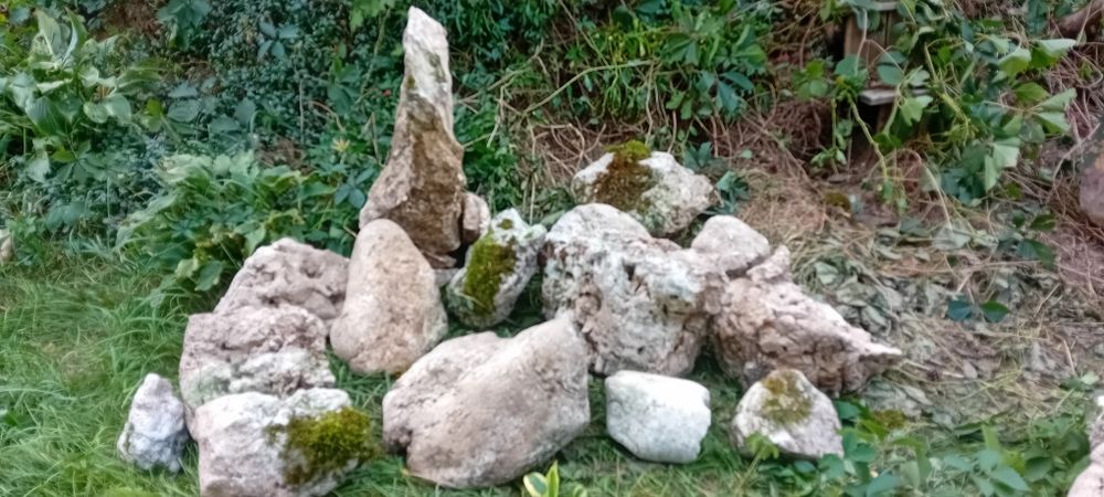 Zestaw kamieni wapiennych  tzw ostańcow