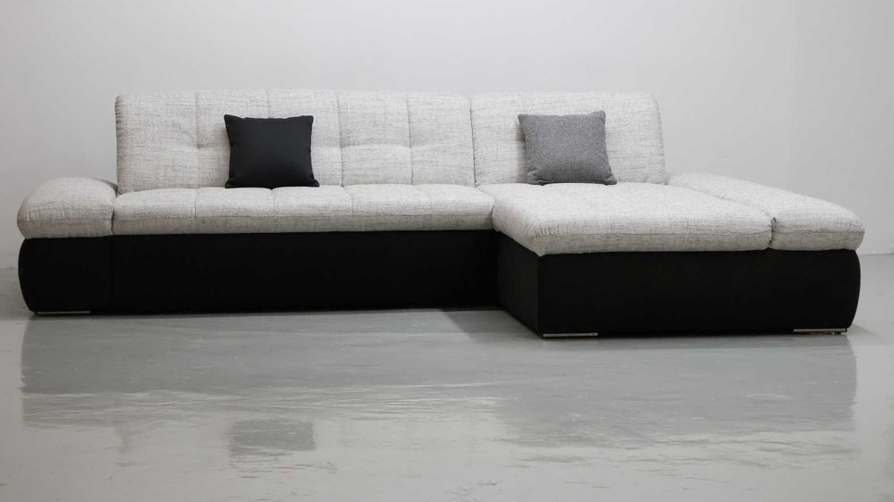 TMU Narożnik funkcjA spania tkania rozkładana rogówka salon sofA