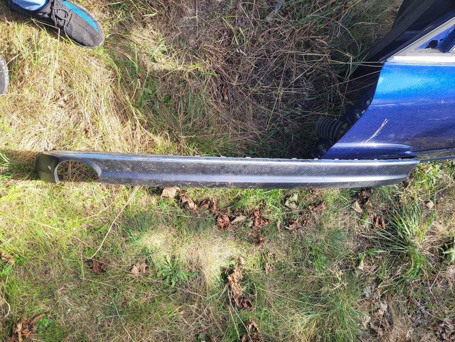 Dyfuzor tył z chromem Audi A4 B9