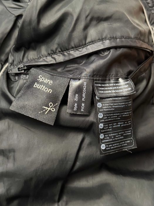 Kurtka puchowa czarna pikowana kurteczka zimowa Zora RockandBlue 38 M