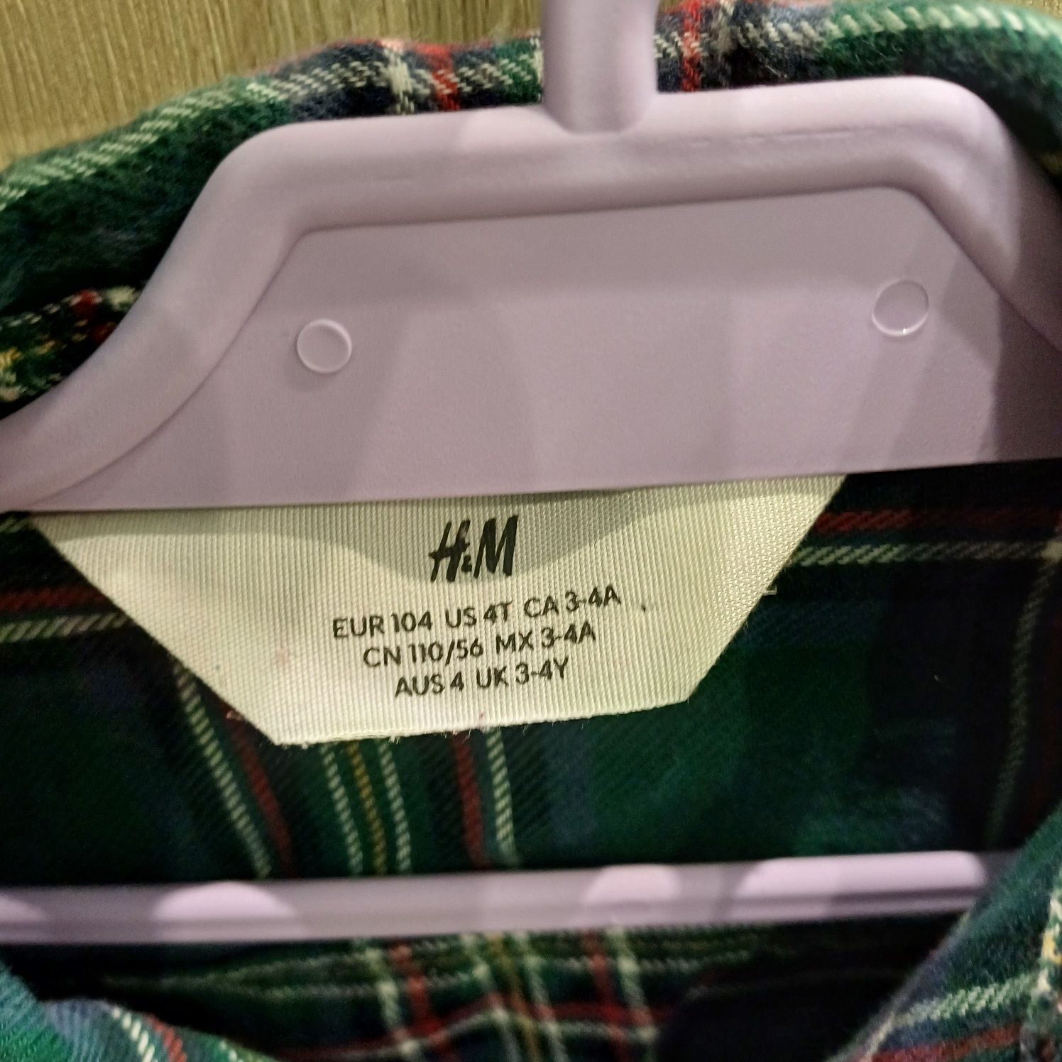 Koszula flanelowa rozmiar 98