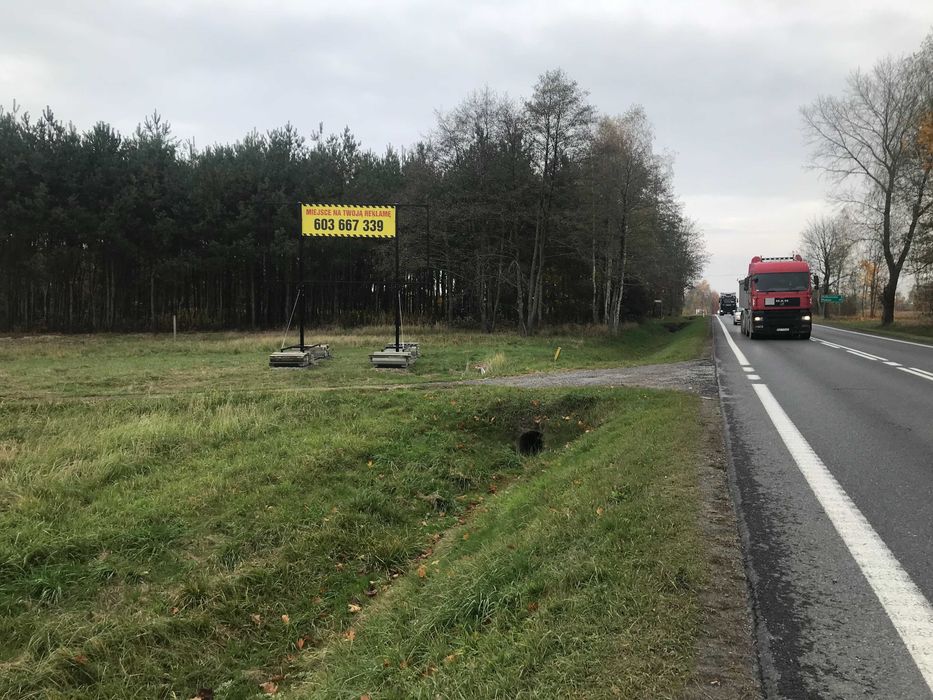 Miejsce na reklamę billboard,baner droga nr 9
