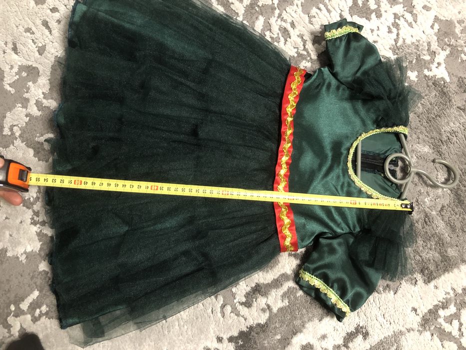 Плаття ялинки, зелене плаття 3-4 роки