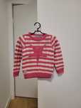 SMYK Lief Różowy Sweter Dziewczęcy r. 92