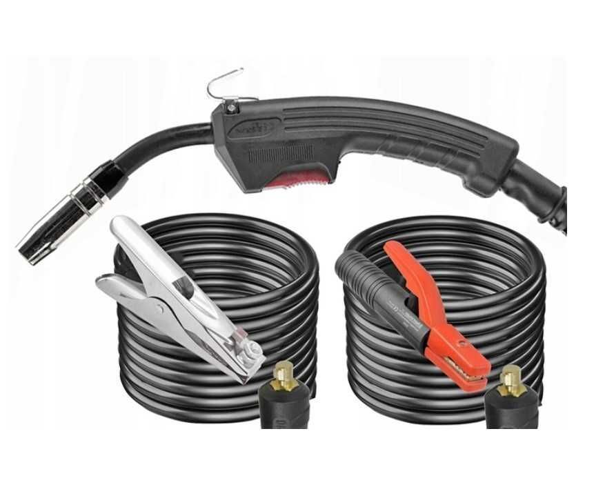 ZESTAW XXL Spawarka Inwertorowa 250 MIG MAG MMA TIG Półautomat Nowa