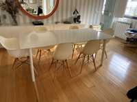 Mesa sala jantar Branca lacada IKEA
