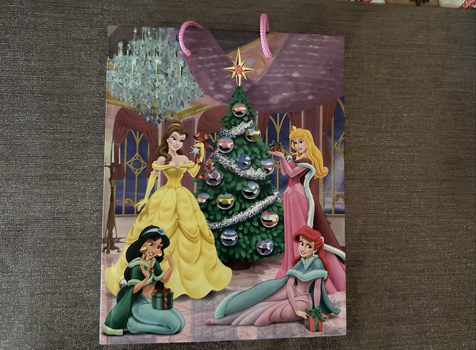 Mała torebka, paczka świąteczna na prezenty Księżniczki Disneya