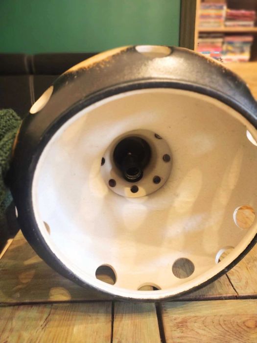 Ceramiczna lampa z lat 70. typu FAT Lava