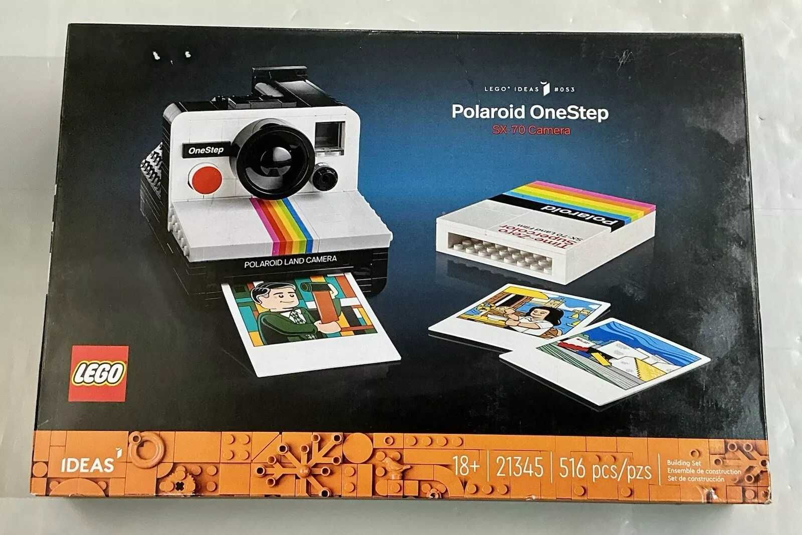 Nowy Zestaw LEGO Ideas Polaroid OneStep SX-70 Camera 21345