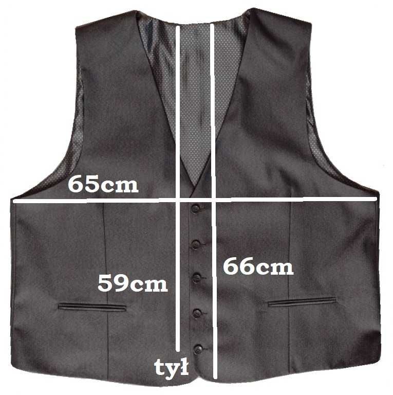 *_* GARNITUR męski szary stalowy wzrost ok. 180cm