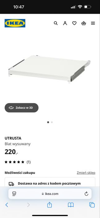 Utrusta blaw wysuwany