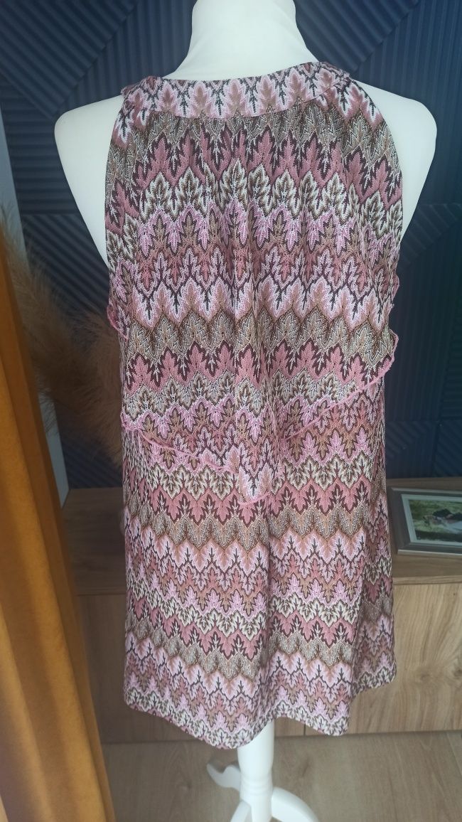 Letnia sukienka mini piękny print