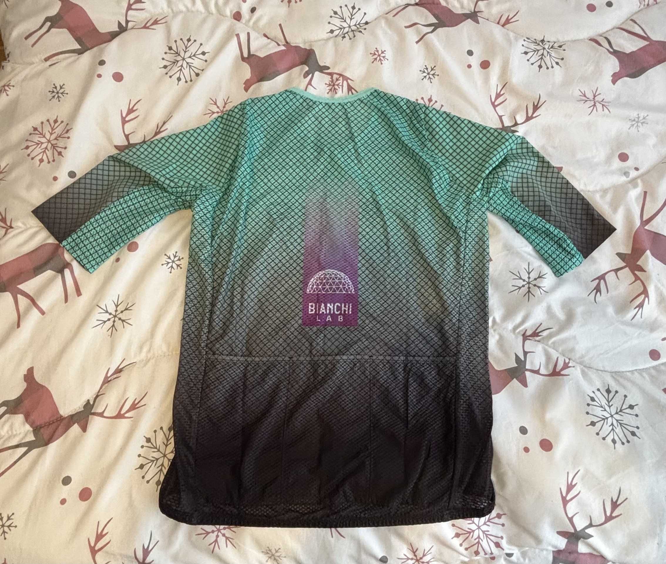 Koszulka rowerowa kolarska BIANCHI ULTRALIGHT CELESTE rozmiar: XXL
