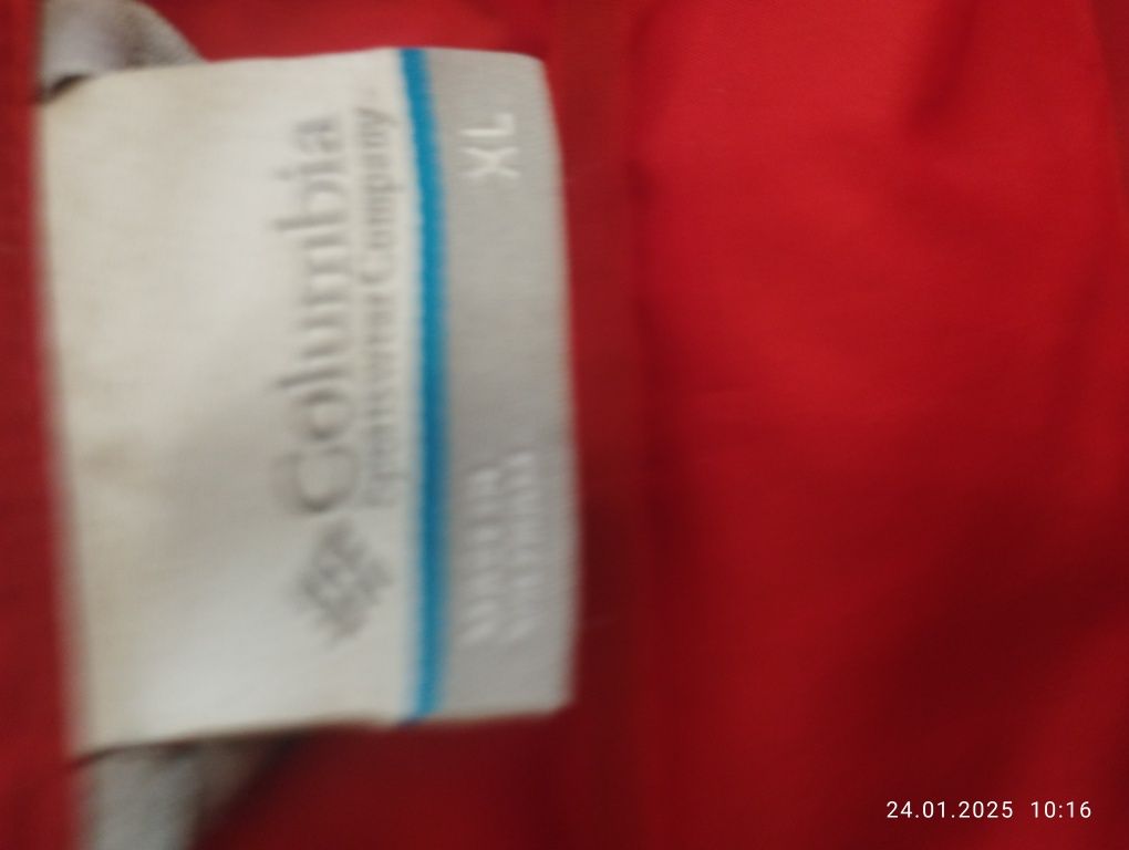 Продам пуховик columbia мужская