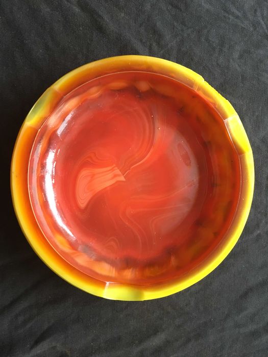 Пепельница Стрый Янтарное стекло