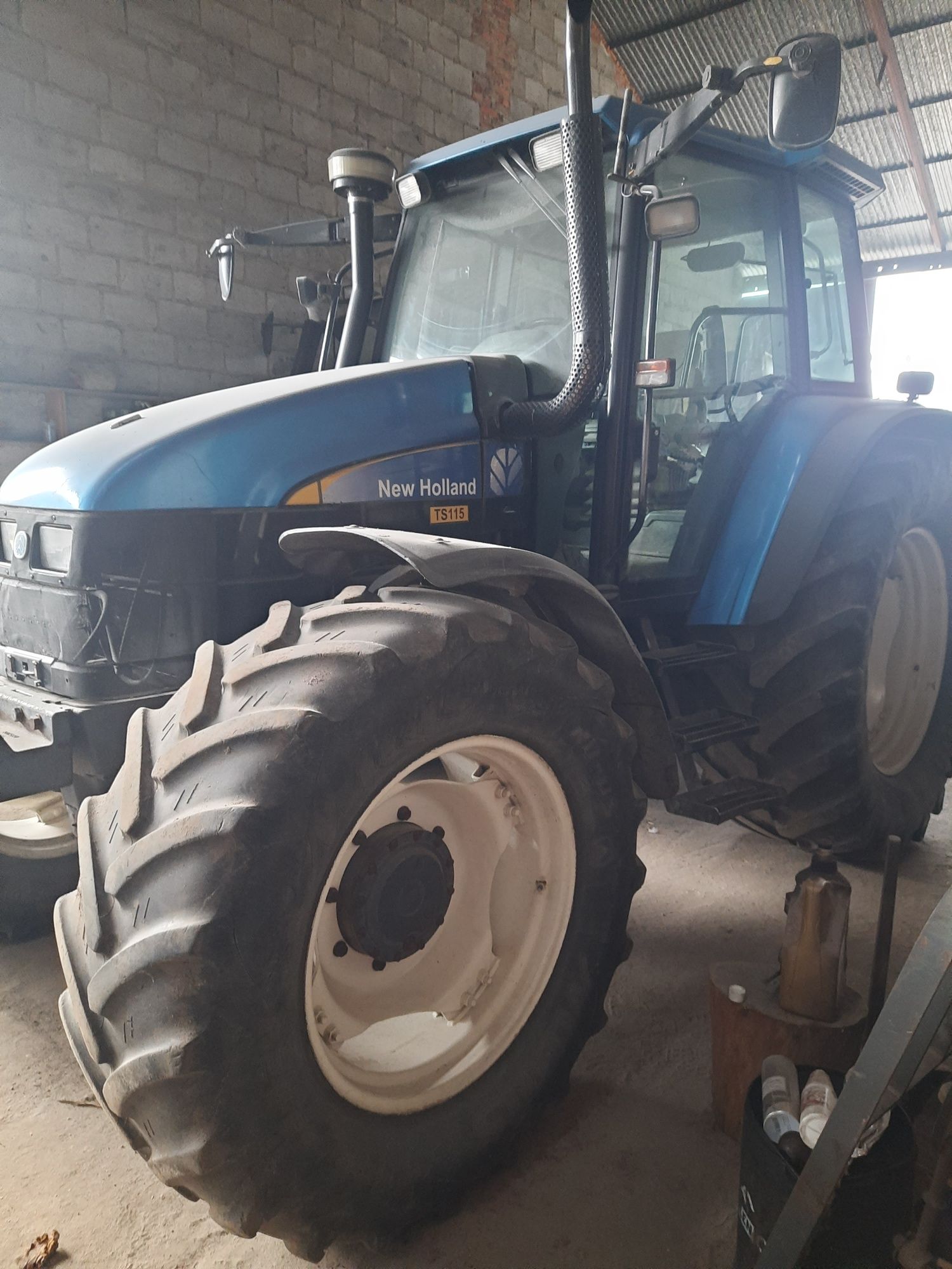 Ciągnik rolniczy new Holland ts115 6 cyl same lambo case deere ursus