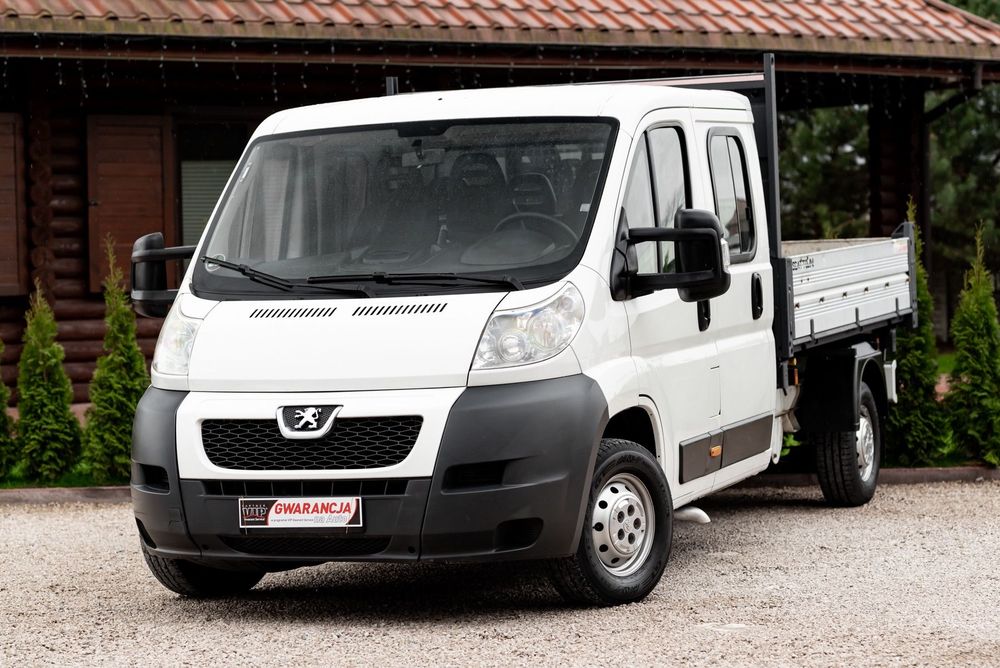 Peugeot Boxer  2.2 HDI 130KM Kiper Wywrotka 3 strony Klima Bezwypadkowy Zdrowa Rama