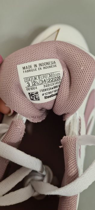 Buty dziecięce Reebok AM Court r34