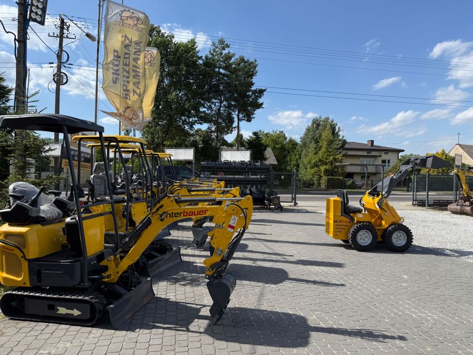 NOWA minikoparka Interbauer IB08 1100kg świeca żarowa GWARANCJA