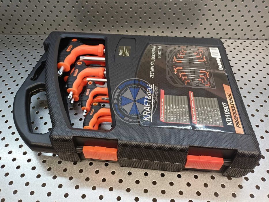 Zestaw śrubokrętów Typu L Torx / Imbus 16-el. wkrętaki