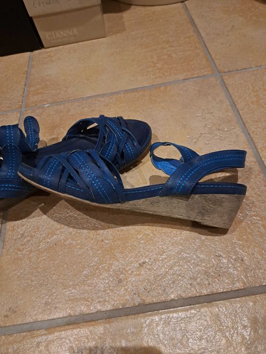 Sapatos altos abertos Mulher