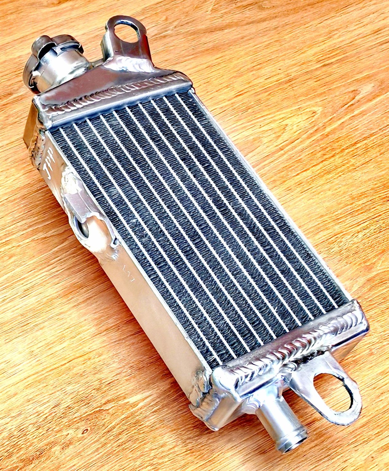 Radiador Alumínio Yamaha DT50, montagem direta mais volume original