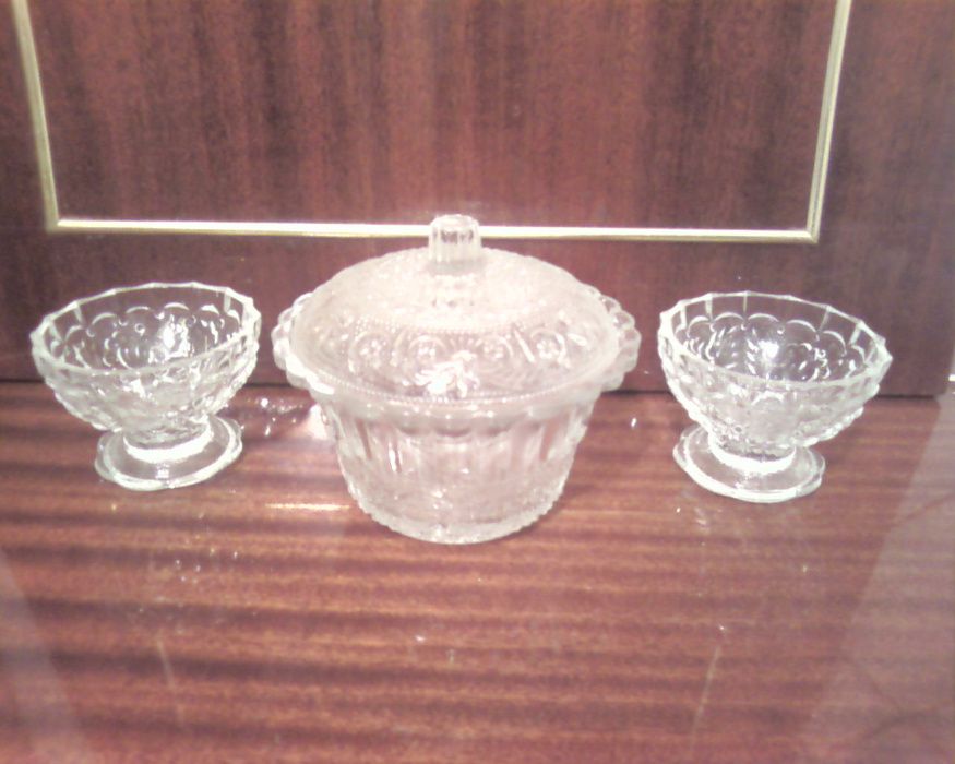 Хрусталь СССР Соусница, салатница, сахарница
