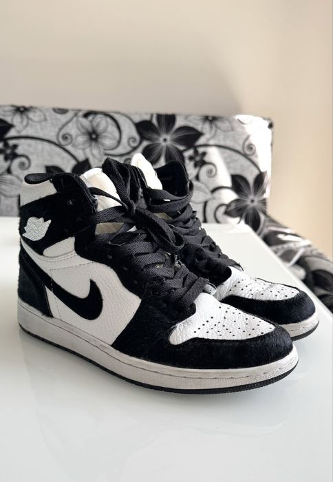 Кросівки Nike Air Jordan 1 Retro High OG Twist жіночі чорно-білі
