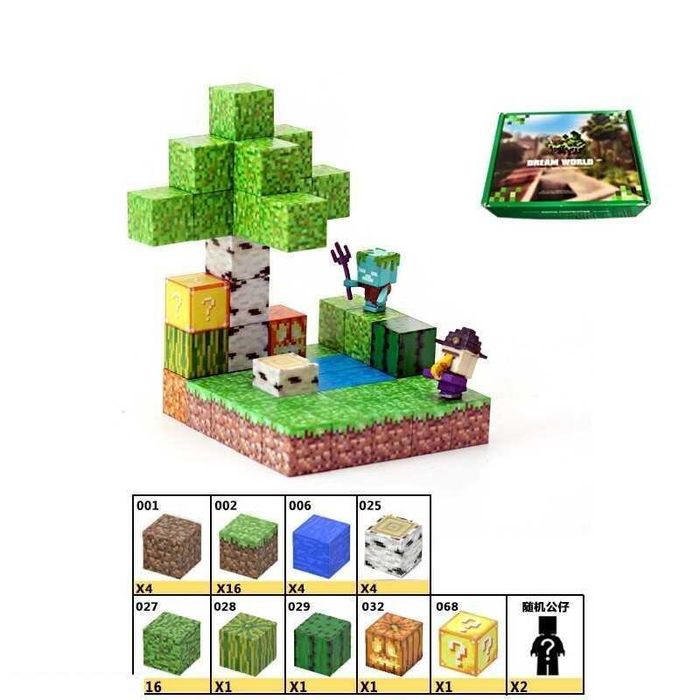 Конструктор магнітний Minecraft 59 дет.