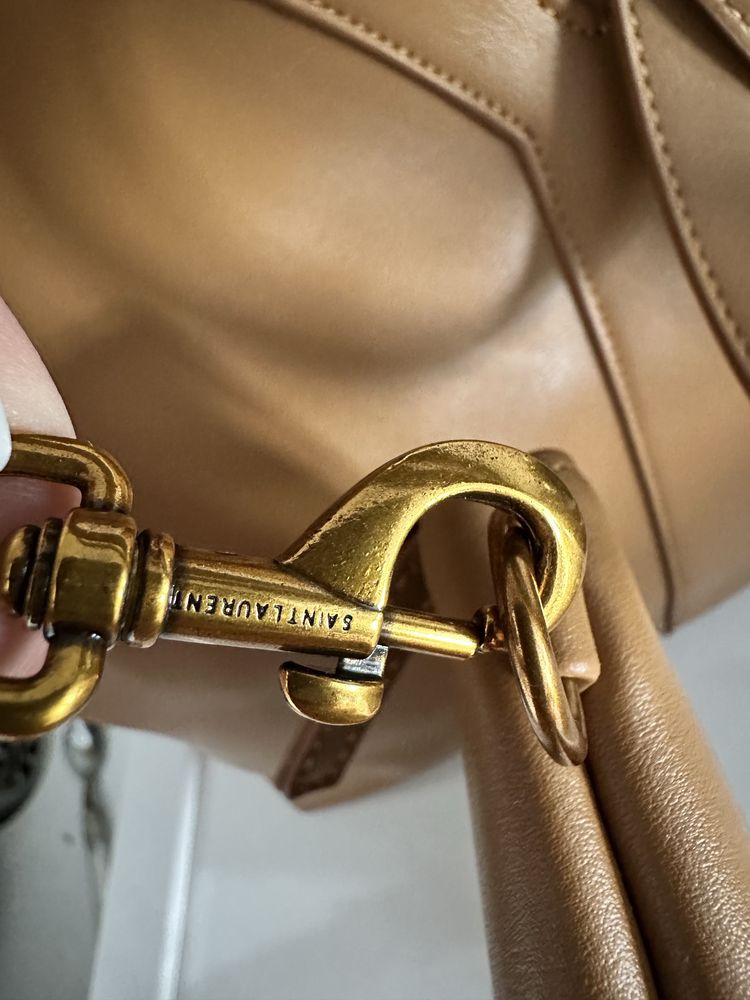 Torba camel YSL piekny model shoper