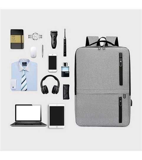 Mochila Multifunções 15.6'', Impermeável, com Ranhura para cabo Goeik