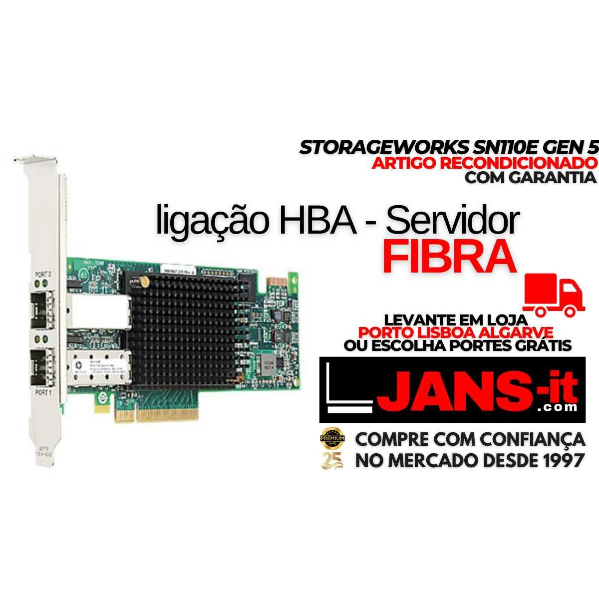 HP StorageWorks SN1100E Gen5 16GB Dual Port PCIe Fibra SFP+