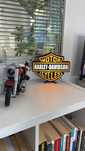 Lampka nocna lightbox Harley Davidson HD prezent motocykl urodziny