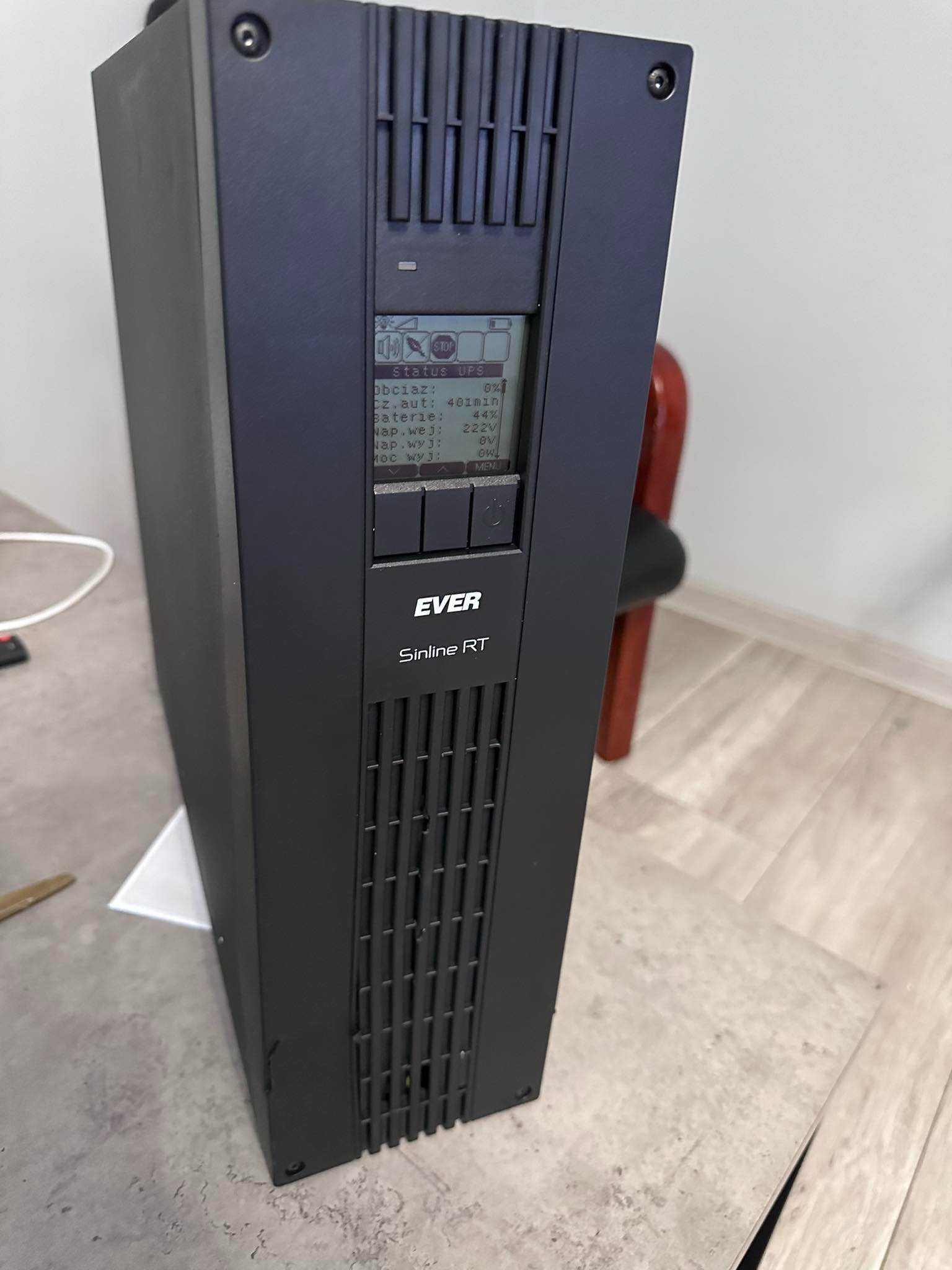 Zasilacz UPS Ever L-INT Sinline RT XL 2250VA AVR 7xiec 2xpl Sin USB LA