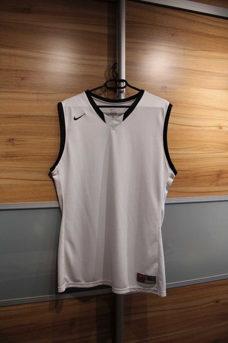 Świetna koszulka koszykarska,męska,NIKE,roz.L/XL,biała