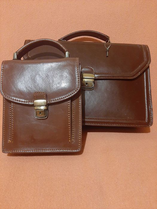 Кожаний портфель,новий