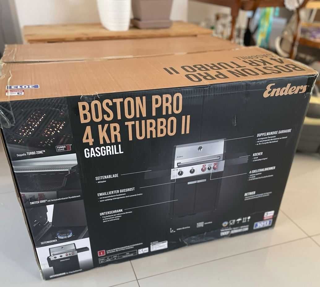 Nowy Grill Gazowy ENDERS Boston Pro 4 KR Turbo II