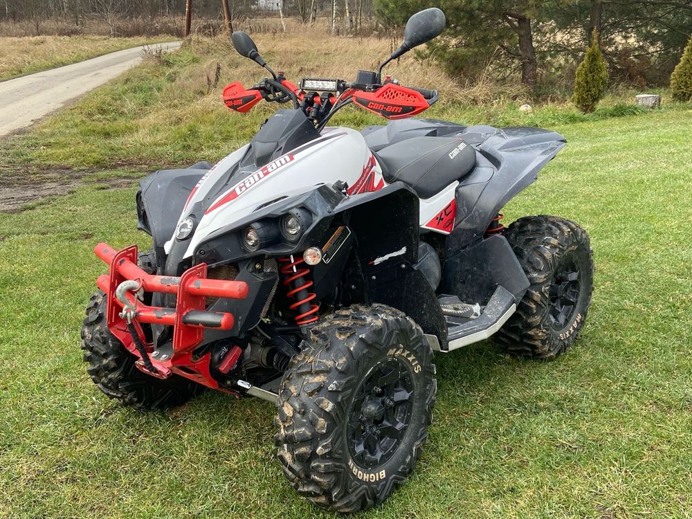 Grill lampa obudowa lamp bumper osłony nadkole can am renegade 650 xxc