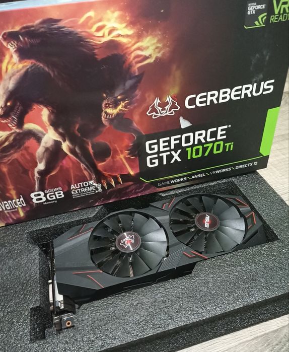 Відеокарта ASUS Cerberus GeForce GTX 1070 Ti