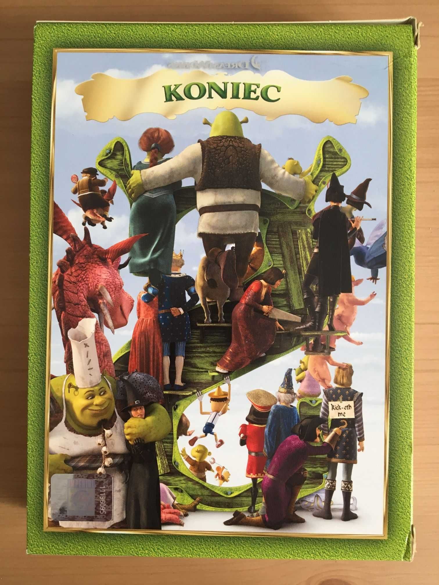 Shrek Cała Historia - 4 filmy, stan idealny