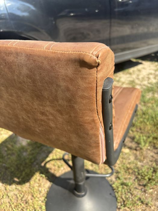 Барний стілець Halmar H-88 з регулюванням висоти коричневий, еко-шкіра