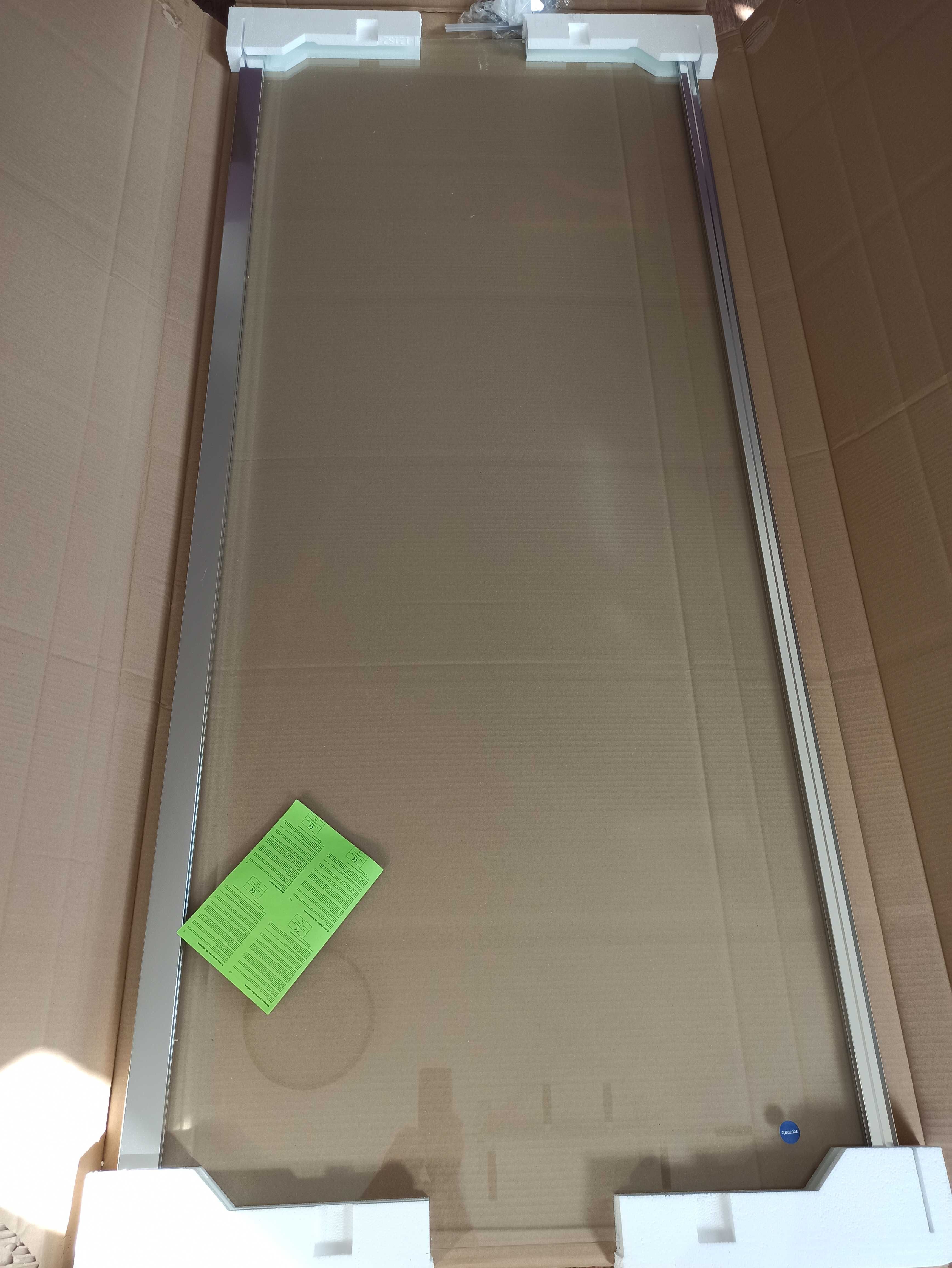 Ścianka prysznicowa boczna z elementem ruchomym