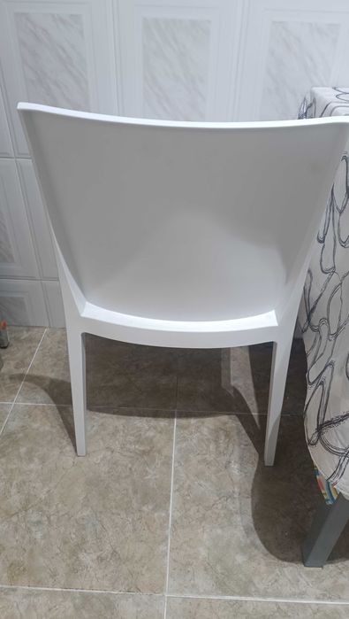 Mesa cozinha vidro temperado e duas cadeiras