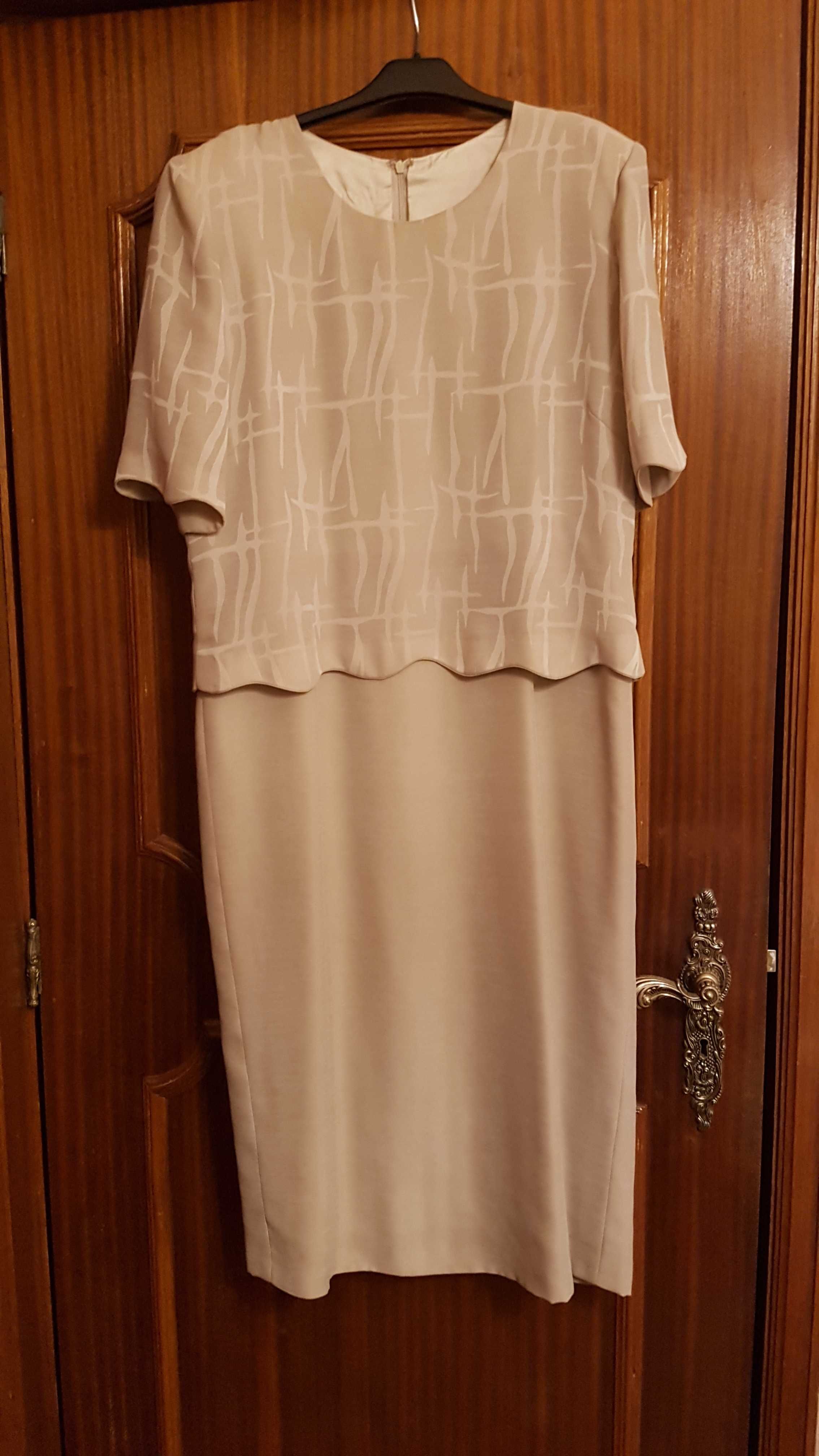 Conjunto vestido+casaco de cerimónia